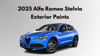 2025 Alfa Romeo Stelvio Exterior Paints [upl. by Laius]