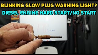 SYMPTOMS OF A BAD GLOW PLUG P0671 P0672 P0673 P0674 [upl. by Nerval]