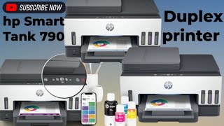 Best printer Speed Test print hp Smart Tank 790 Duplex printer error E2 E3 E4 Paper jam remove [upl. by Asta]