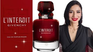 ✅️LINTERDIT ROUGE GIVENCHY Este perfume es muy duradero y espectacular🔴 [upl. by Anelah]