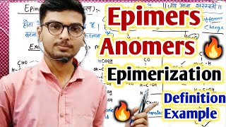 Anomers and epimersEpimerisationEpimers and Anomersepimers and anomers carbohydrateepimerization [upl. by Haropizt425]