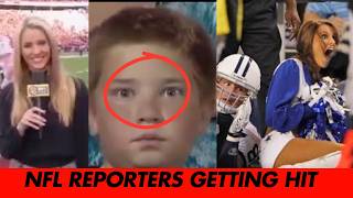 😱🔴2 Minutes Ago Watch NFL Reporters Get Hit The Funniest Compilation [upl. by Inaffit]