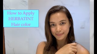 How to Apply Herbatint Hair Color [upl. by Rostand]