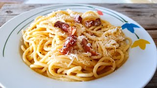 Kako se prave Špageti Carbonara  Savršen ručak [upl. by Cirred]