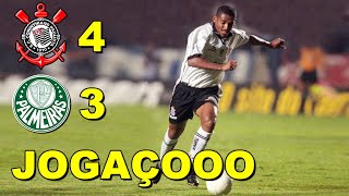 Corinthians 4 x 3 Palmeiras Semifinal Libertadores 2000 1ºJogo [upl. by Iduj]