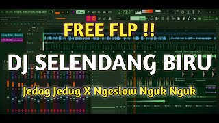 FREE FLP  SELENDANG BIRU JEDAG JEDUG NGESLOW • VIRAL TIKTOK [upl. by Lebiram]