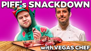 Piff the Magic Dragon Tastes Magical Steak w Vegas Chef [upl. by Reider]