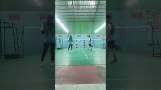 AlgisDimas vs JunaaNisahh Badminton [upl. by Garek31]