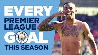 EVERY PREMIER LEAGUE GOAL  Man City  201718 Season [upl. by Saref]