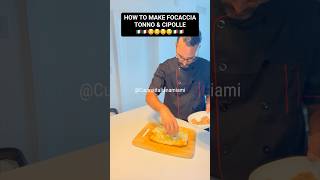 HOW TO MAKE FOCACCIA TONNO amp CIPOLLE 🤤🤤🇮🇹🇮🇹 [upl. by Goulet323]