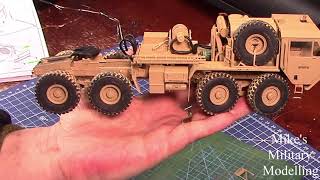 M983A2 HEMTT Tractor amp M870A1 Trailer 135 Trumpeter Kit Part 4 The Finished Tractor unit [upl. by Bridie251]