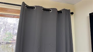 My Review of the NICETOWN Grey Blackout Curtains [upl. by Sedlik119]