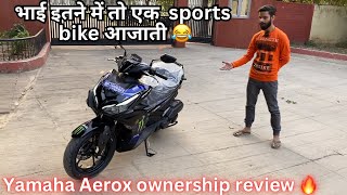 Finally Yamaha Aerox ownership review is here 🔥 drive with kunal [upl. by Selimah868]