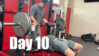 Day 10  throwing for first  bench and shotput [upl. by Doherty]