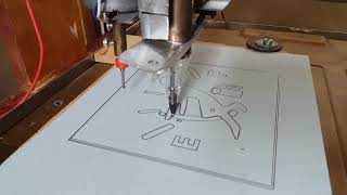 plotter CNC sucata impressora e scanner  Trash printer and Scanner [upl. by Alrich]