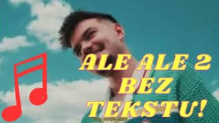 PALION  ALE ALE 2 ale BEZ TEKSTU Wersja Karaoke [upl. by Shue759]