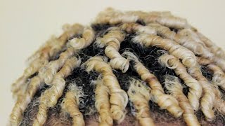 Finger Coils On Short KinkyCoily Natural Hair [upl. by Hilton]