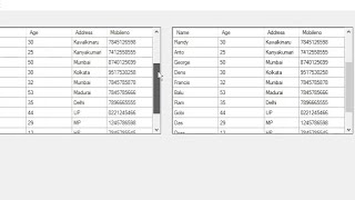 How to Scroll two Datagridview Scrollbars Simultaneously  VBnet [upl. by Center417]