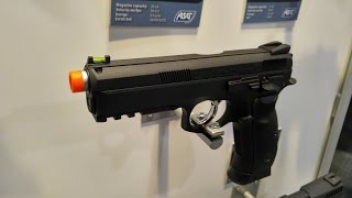 CZ SP 01 Shadow Full Metal Gas Blowback Airsoft Pistol [upl. by Ydnamron]