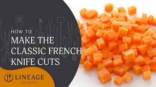 Classic French Knife Cuts [upl. by Salguod]