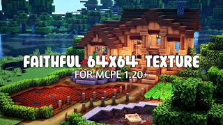 Faithful 64x64 Texture Pack For MCPE 120 [upl. by Bailie]