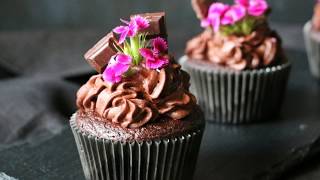 How to make Vegan Gluten Free Chocolate Cup Cakes [upl. by Zetnahs]