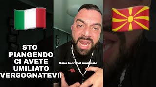 ITALIA MACEDONIA MONDIALI REACTION DI ER FAINA [upl. by Kempe305]