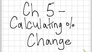 calculating percent change for inflation [upl. by Cathie]