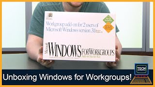 Unboxing Windows for Workgroups Windows History Part 3 [upl. by Mccullough]