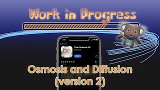 Osmosis and diffusion 2  Work In Progress  AR experiment [upl. by Etteinotna]