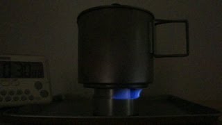 Alcohol Stove  Zero Stove Long Run Test [upl. by Ailugram263]