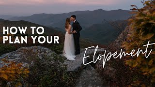 How To Plan Your Elopement Including Timeline Examples [upl. by Riada458]