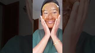 Home made peel off mask🥰👌youtunesshorts [upl. by Arytas]