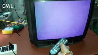 BPL TV Video Output Section Related Fault Repair Crt tv repair  TV Repair [upl. by Anse]