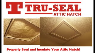 How to Install an Insulating Attic Hatch  Easy 4 Step DIY Installation  Airtight Attic Hatch [upl. by Eahsed]