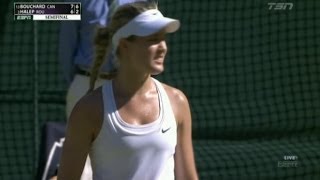 Eugenie Bouchard reaches Wimbledon final [upl. by Sandler491]