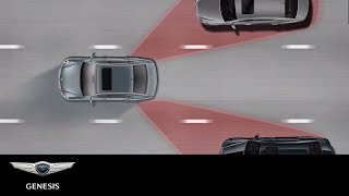 Blind Spot Detection  Genesis G80  HowTo  Genesis USA [upl. by Ulises]