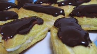 Cooking Recipes  How to Cook Chocolate Eclairs [upl. by Yrneh]