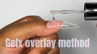 Transforming my nails with the revolutionary GELX Overlay method [upl. by Nirik]