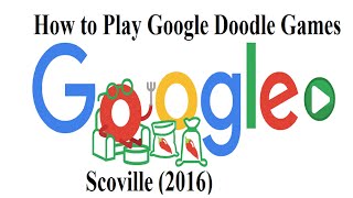 Google डूडल के मशहूर गेम Popular Google Doodle games Wilbur Scoville Google Doodle Play at Home [upl. by Elayor]