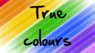 True Colours Glee Cast Version Lyrics [upl. by Tess]