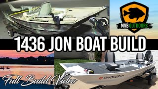 1436 LT Alumacraft  Jon boat to bass boat [upl. by Cull414]