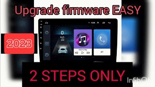 How to Update the Firmware to the Latest Version on Android Head Units 2023 all YTXXXX models [upl. by Adyl]