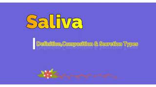 What Is Saliva Its Composition And Secretion Types Of Saliva  Salivary Glands  Medico Star [upl. by Cacilie]