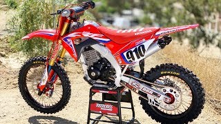 Custom built Honda CRF150F by BBR Motorsports  Motocross Action Magazine [upl. by Nuzzi190]