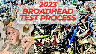 2023 BROADHEAD TEST PROCESS [upl. by Kurys129]