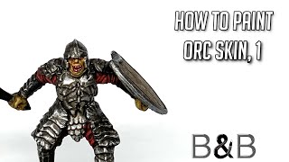 How to paint Orc Skin 1 [upl. by Prudence]