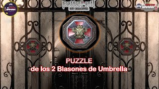 96 PUZZLE de los 2 Blasones de Umbrella 🎮 Resident Evil 1 HD Remaster [upl. by Oremo]