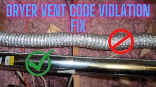 How to Install Code Appropriate Dryer Ventilation [upl. by Melosa]