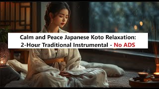 Calm and Peace Japanese Koto Relaxation 2Hour Traditional Instrumental [upl. by Seitz]